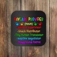 Daycare Provider Definition Daycare Teacher Day Coaster thumb 0