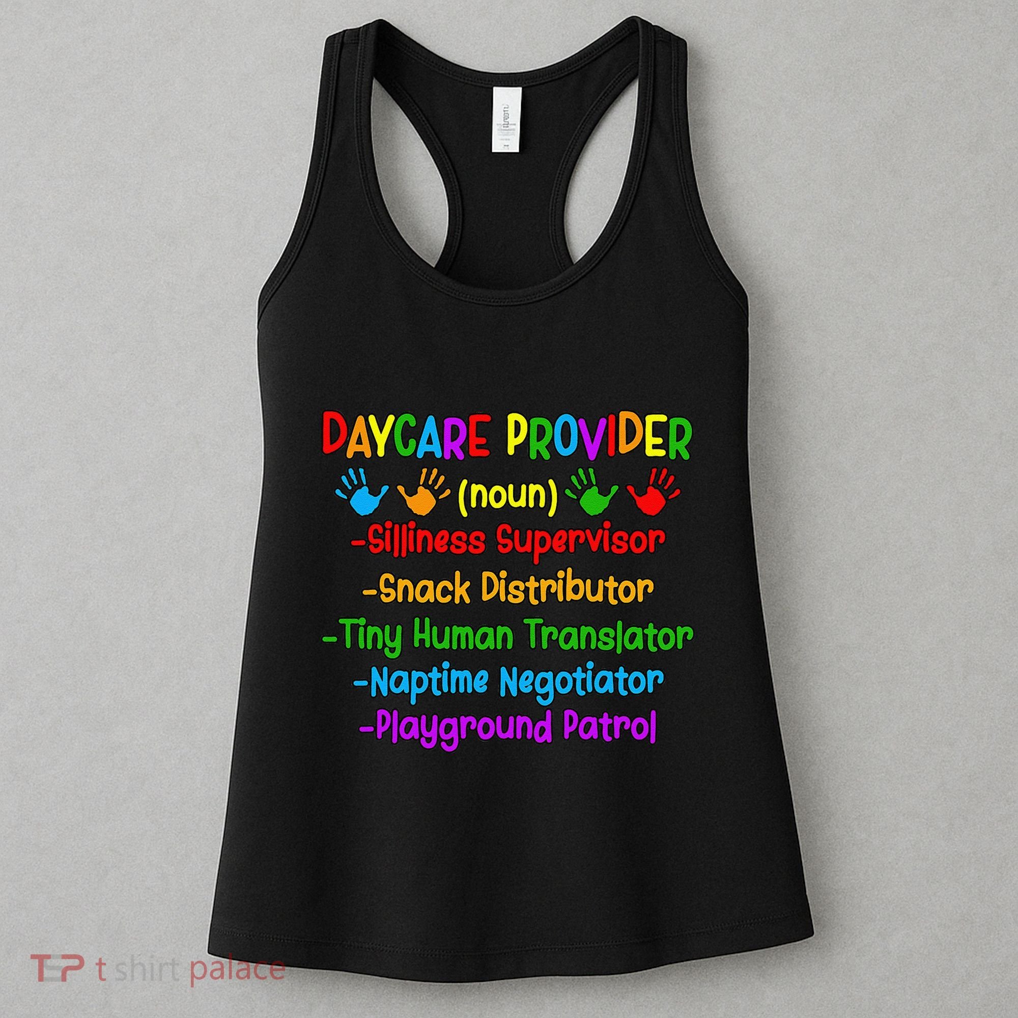 Daycare Provider Definition Daycare Teacher Day Women's Tank Top