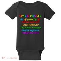Daycare Provider Definition Daycare Teacher Day Baby Bodysuit thumb 0
