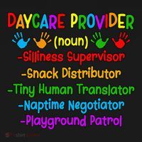 Daycare Provider Definition Daycare Teacher Day Toddler Hoodie thumb 2