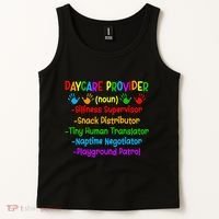 Daycare Provider Definition Daycare Teacher Day Tank Top thumb 2