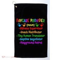 Daycare Provider Definition Daycare Teacher Day Golf Towel thumb 0