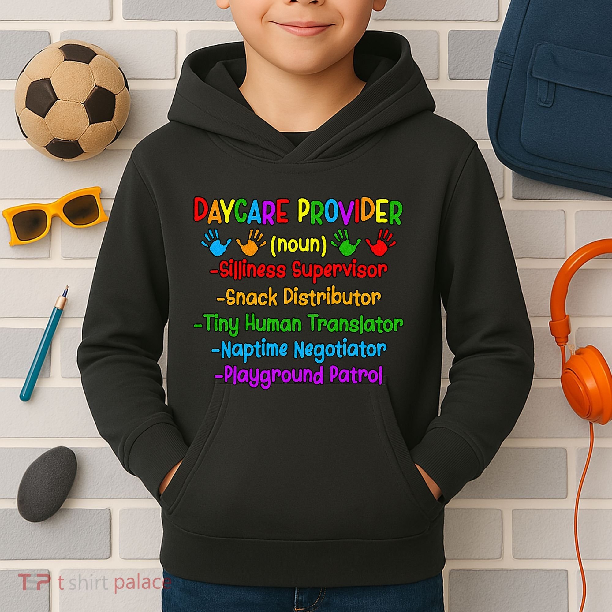 Daycare Provider Definition Daycare Teacher Day Kids Hoodie