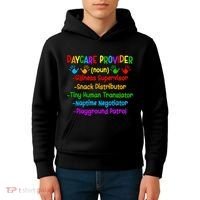 Daycare Provider Definition Daycare Teacher Day Kids Hoodie thumb 4