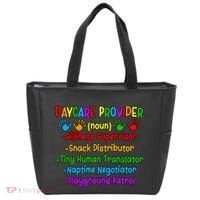 Daycare Provider Definition Daycare Teacher Day Tote Bag thumb 0