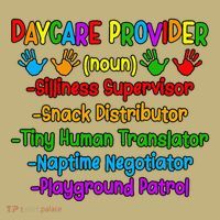 Daycare Provider Definition Daycare Teacher Day Hoodie thumb 7