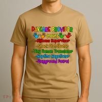 Daycare Provider Definition Daycare Teacher Day T-Shirt thumb 3