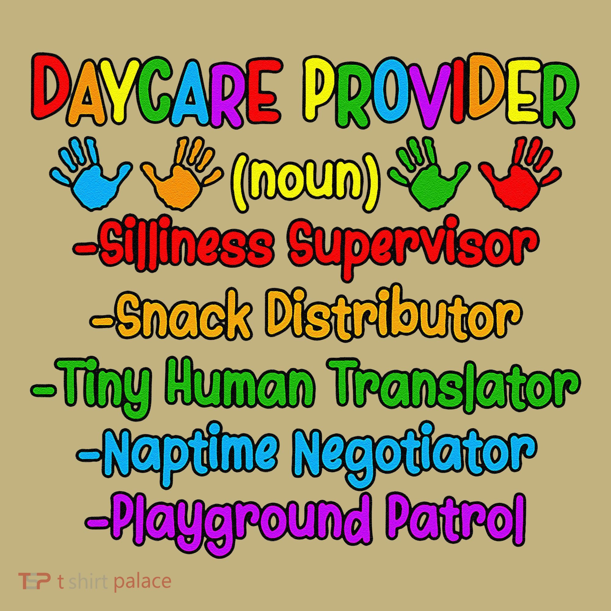Daycare Provider Definition Daycare Teacher Day Button