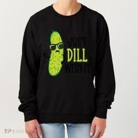 Dill Pickle Dill With It Deal With It Women's Sweatshirt thumb 0