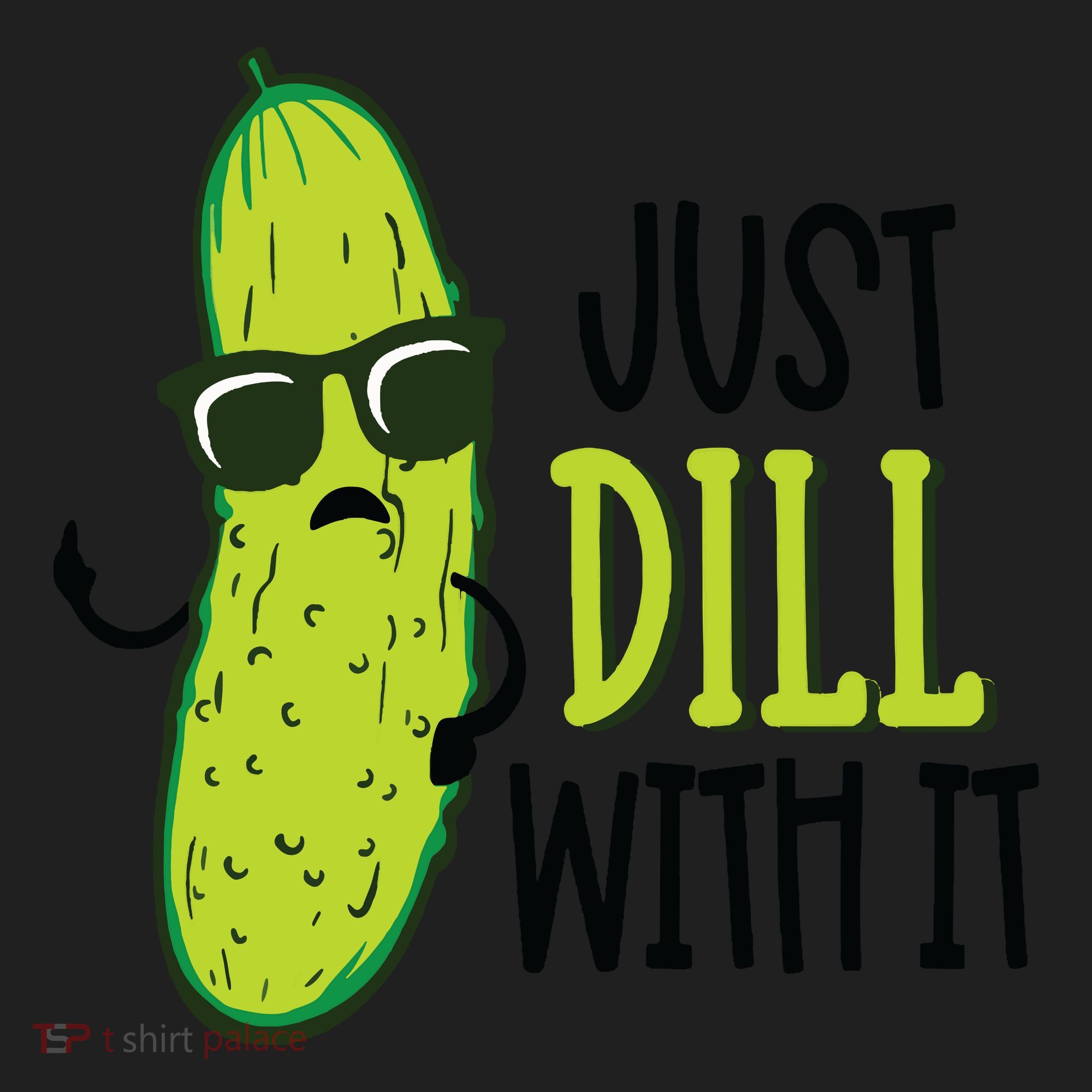 Dill Pickle Dill With It Deal With It Women's Sweatshirt