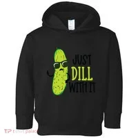 Dill Pickle Dill With It Deal With It Toddler Hoodie thumb 0