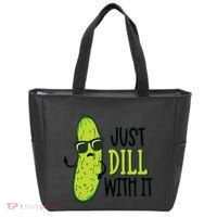 Dill Pickle Dill With It Deal With It Tote Bag thumb 0