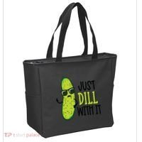Dill Pickle Dill With It Deal With It Tote Bag thumb 2