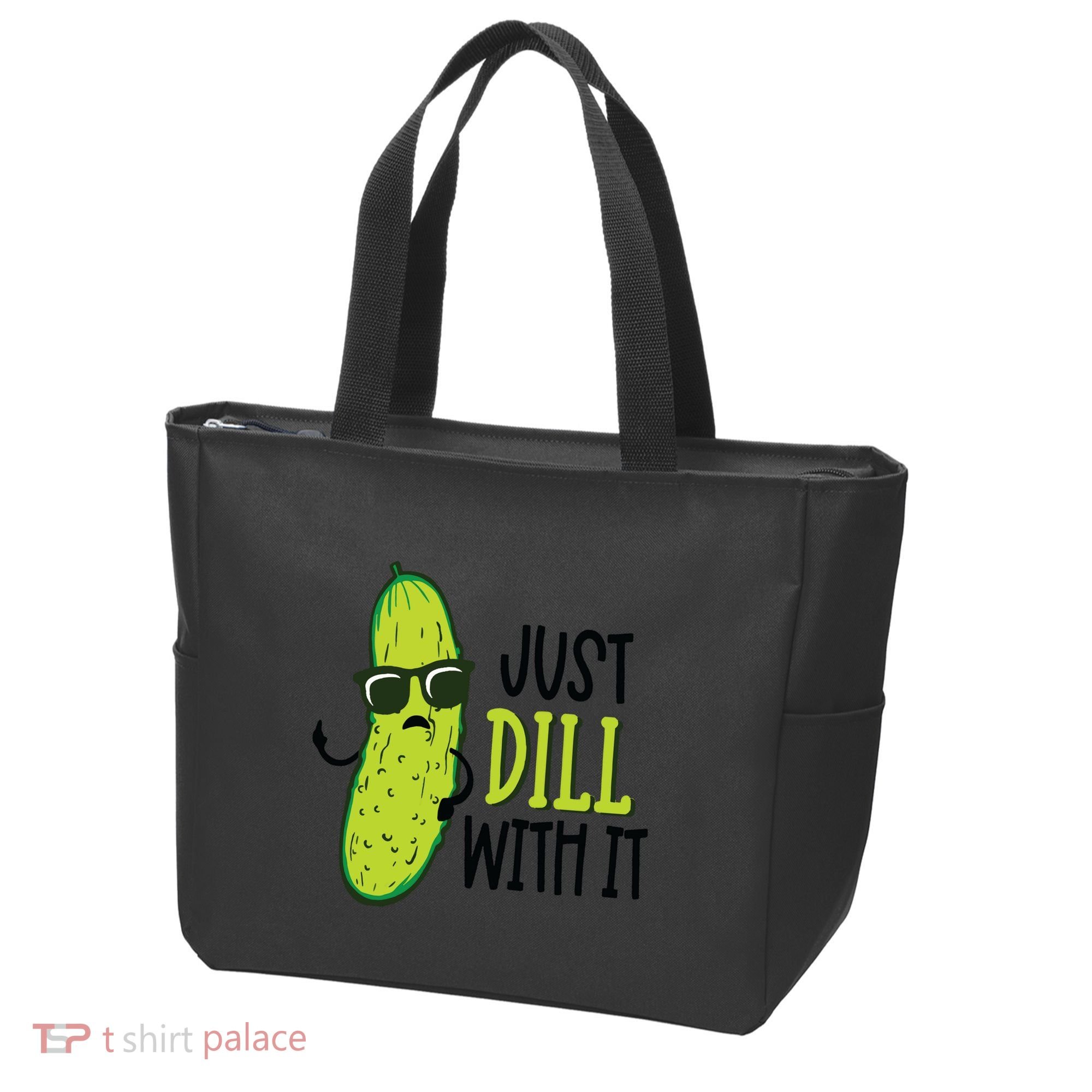 Dill Pickle Dill With It Deal With It Tote Bag