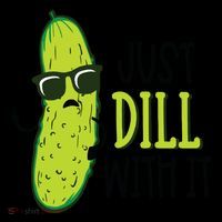 Dill Pickle Dill With It Deal With It Tote Bag thumb 4