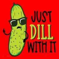 Dill Pickle Dill With It Deal With It Santa Hat thumb 1