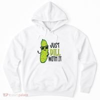 Dill Pickle Dill With It Deal With It Hoodie thumb 0