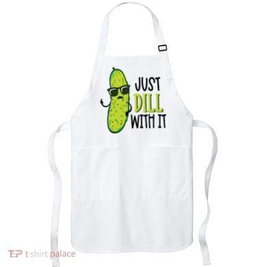 Dill Pickle Dill With It Deal With It Apron