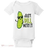 Dill Pickle Dill With It Deal With It Baby Bodysuit thumb 0