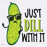 Dill Pickle Dill With It Deal With It Hat thumb 2