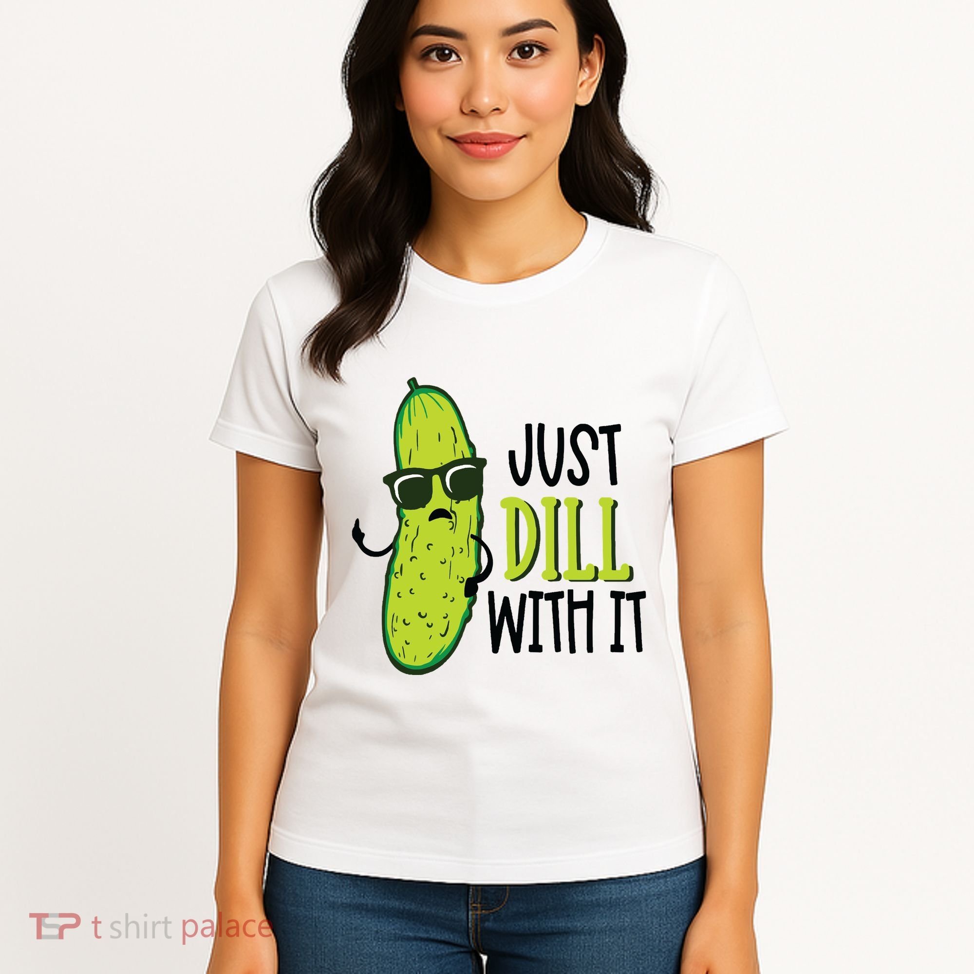 Dill Pickle Dill With It Deal With It Women's T-Shirt