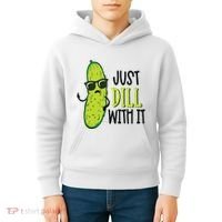 Dill Pickle Dill With It Deal With It Kids Hoodie thumb 4