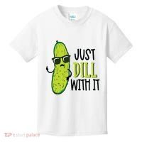 Dill Pickle Dill With It Deal With It Kids T-Shirt thumb 0