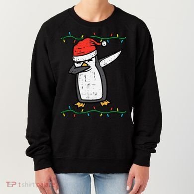 Dabbing Penguin Dab Xmas Christmas Women's Sweatshirt