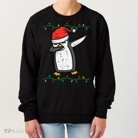 Dabbing Penguin Dab Xmas Christmas Women's Sweatshirt thumb 0