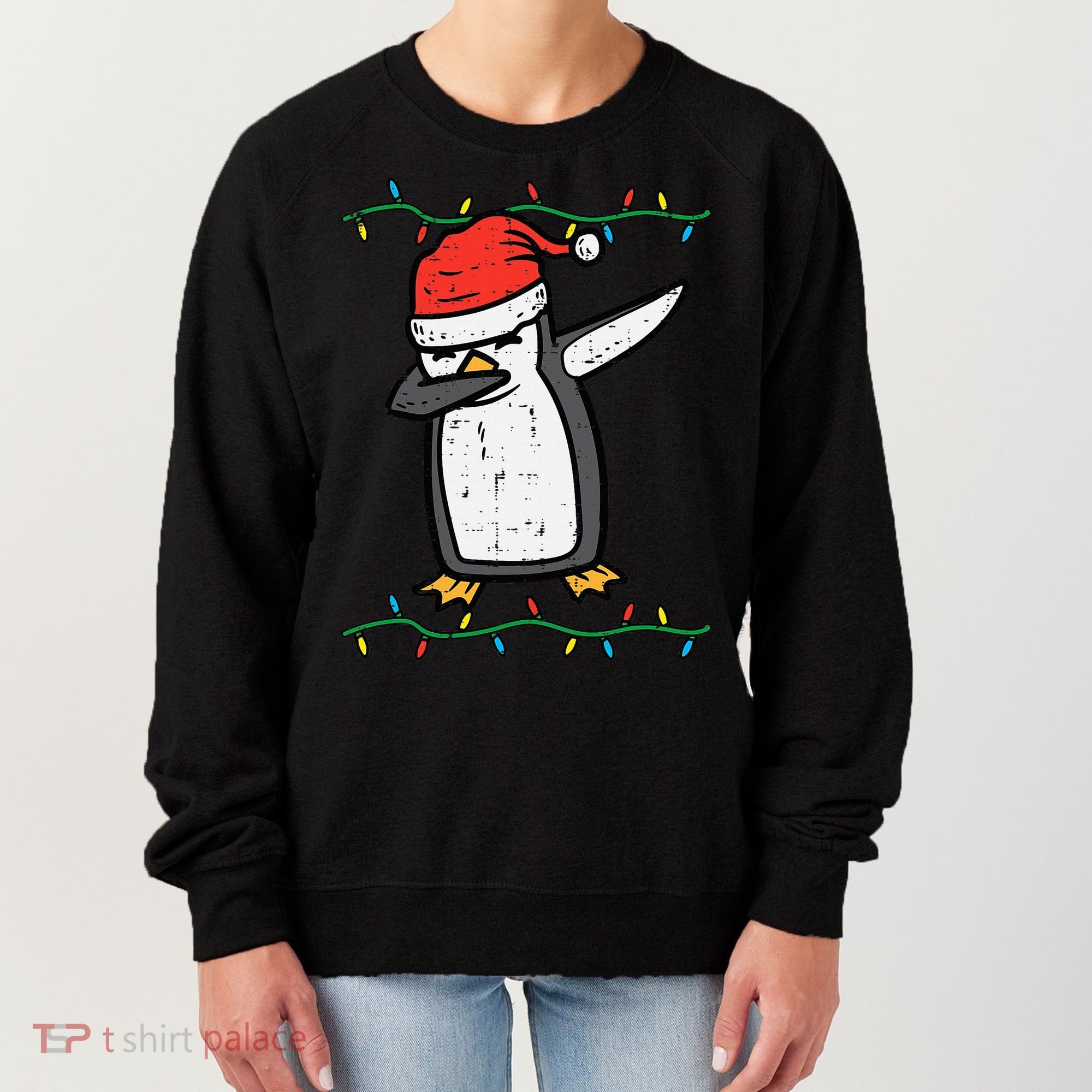 Dabbing Penguin Dab Xmas Christmas Women's Sweatshirt