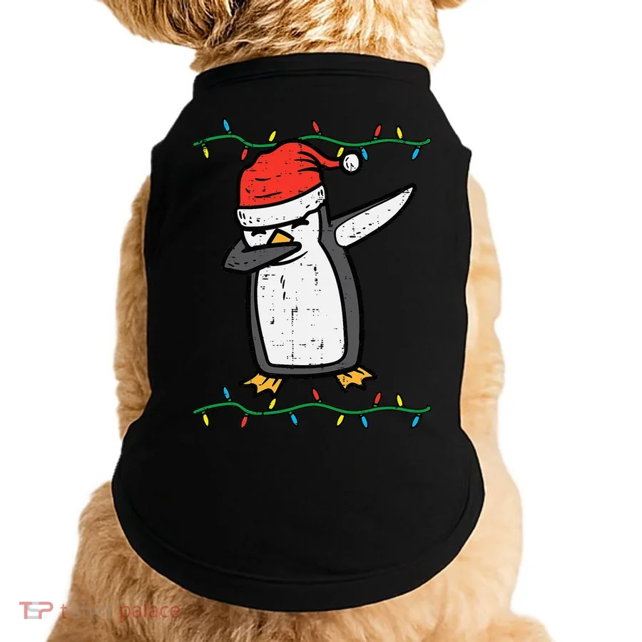 Dabbing Penguin Dab Xmas Christmas Doggie Tank