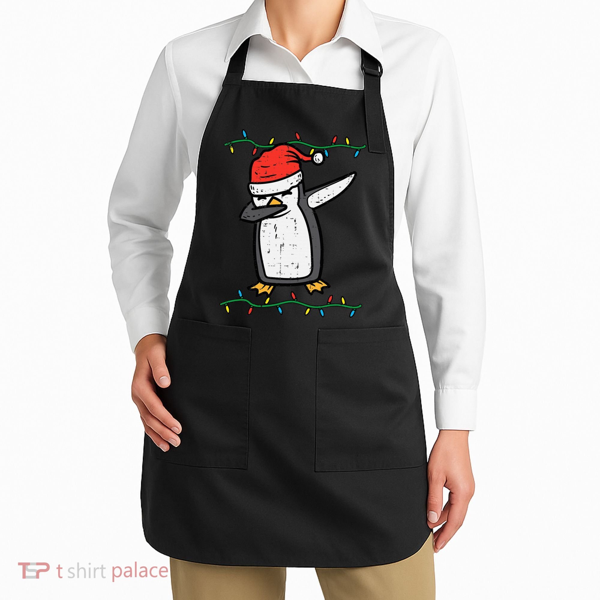 Dabbing Penguin Dab Xmas Christmas Apron