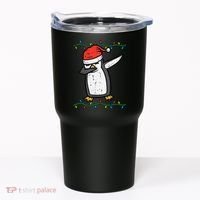 Dabbing Penguin Dab Xmas Christmas Tumbler thumb 0