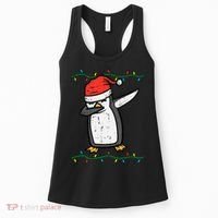 Dabbing Penguin Dab Xmas Christmas Women's Tank Top thumb 0