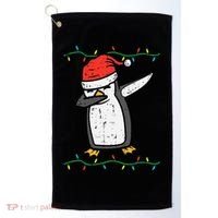Dabbing Penguin Dab Xmas Christmas Golf Towel thumb 0