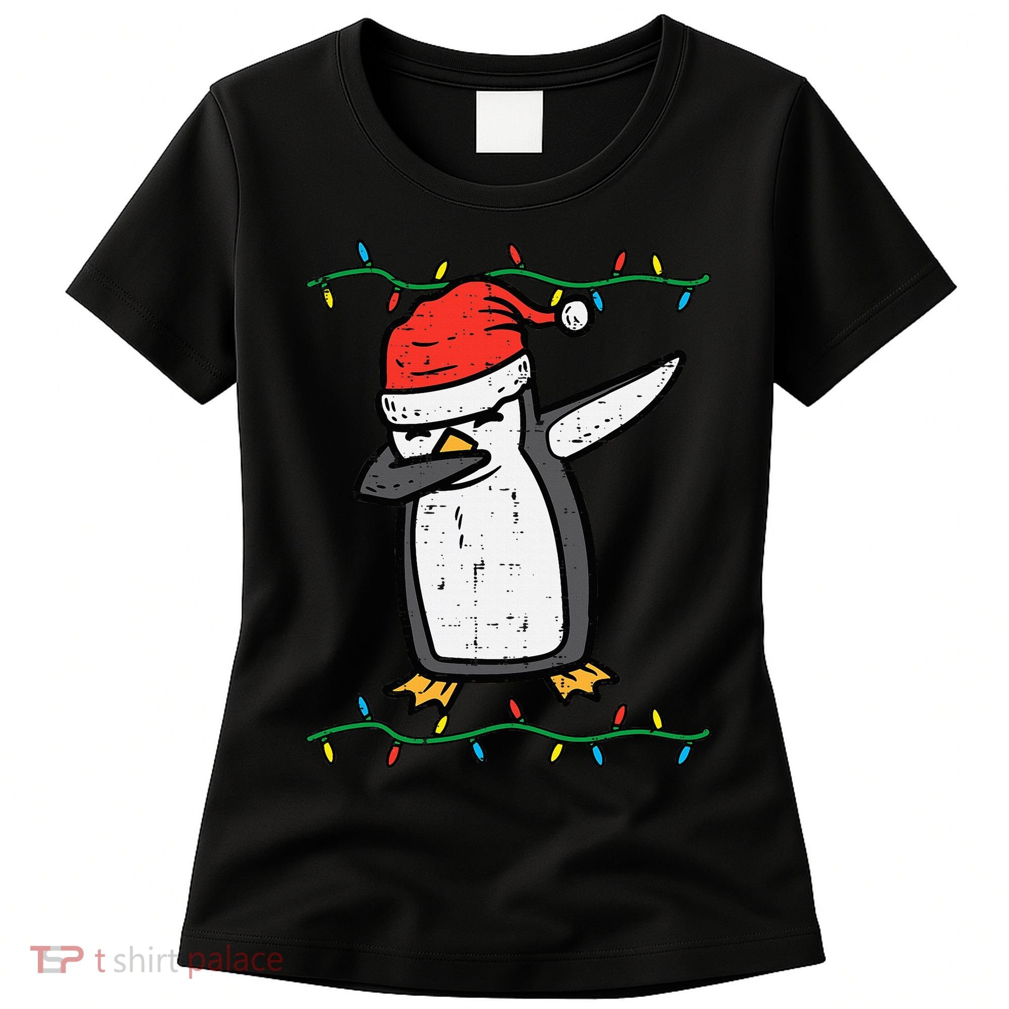 Dabbing Penguin Dab Xmas Christmas Women's T-Shirt