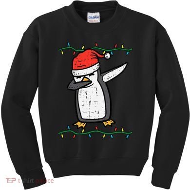 Dabbing Penguin Dab Xmas Christmas Kids Sweatshirt