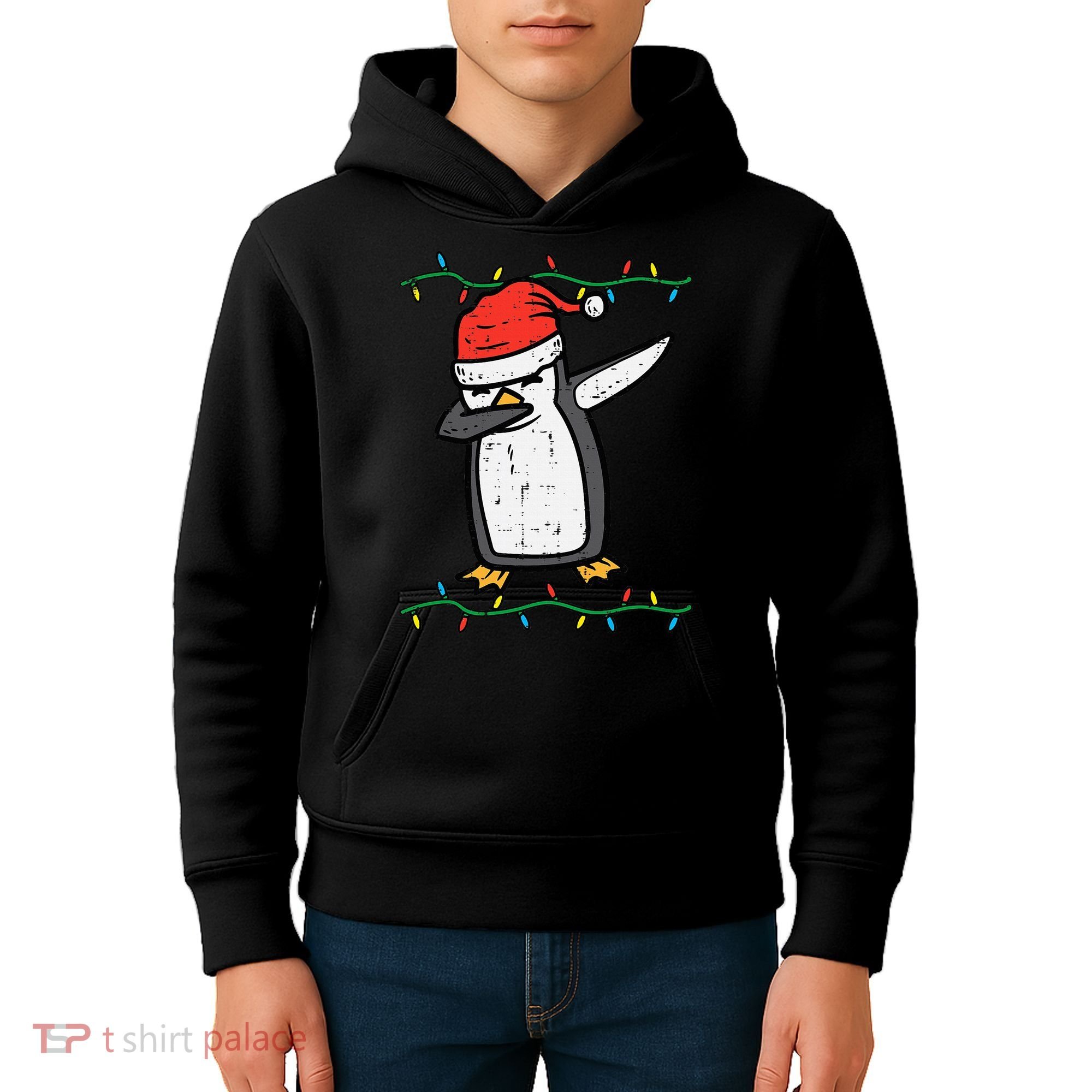 Dabbing Penguin Dab Xmas Christmas Kids Hoodie
