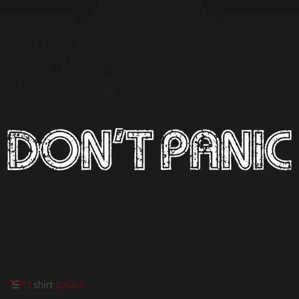 Dont Panic Doggie Tank
