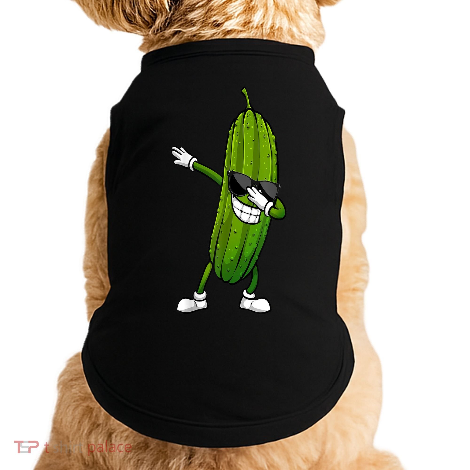 Dill Pickle Dabbing Pickle Glasses Funny Pickle Gift Doggie Tank