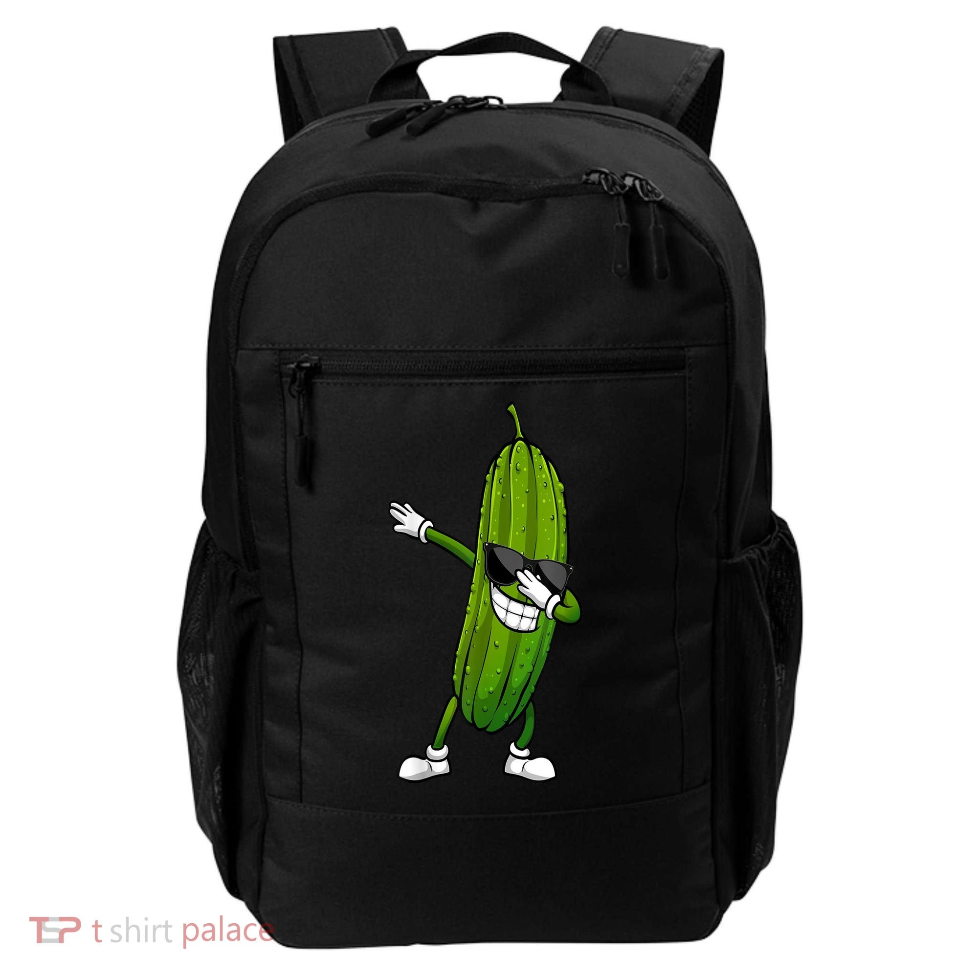 Dill Pickle Dabbing Pickle Glasses Funny Pickle Gift Backpack