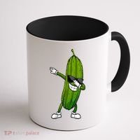 Dill Pickle Dabbing Pickle Glasses Funny Pickle Gift Coffee Mug thumb 1