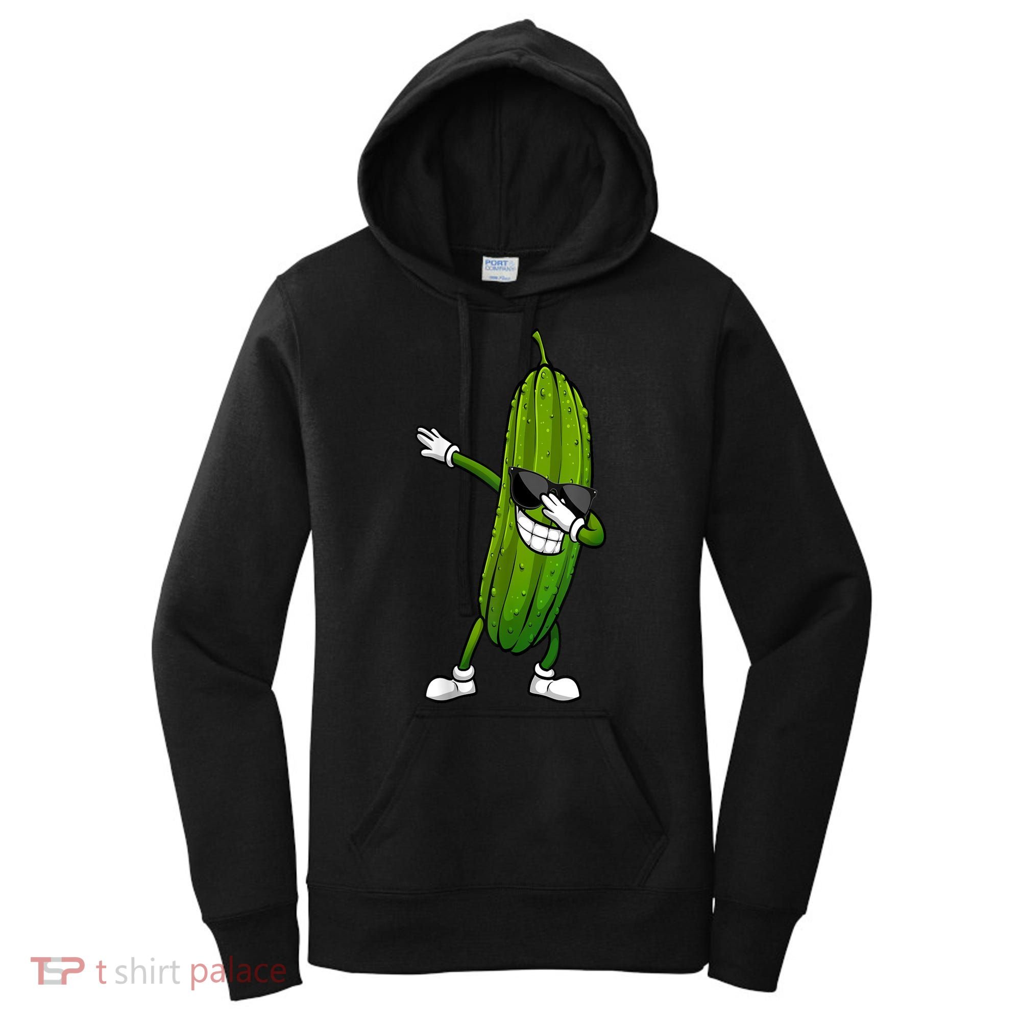 Dill Pickle Dabbing Pickle Glasses Funny Pickle Gift Women's Hoodie