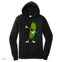 Dill Pickle Dabbing Pickle Glasses Funny Pickle Gift Women's Hoodie thumb 0