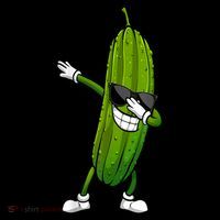 Dill Pickle Dabbing Pickle Glasses Funny Pickle Gift Women's Hoodie thumb 2