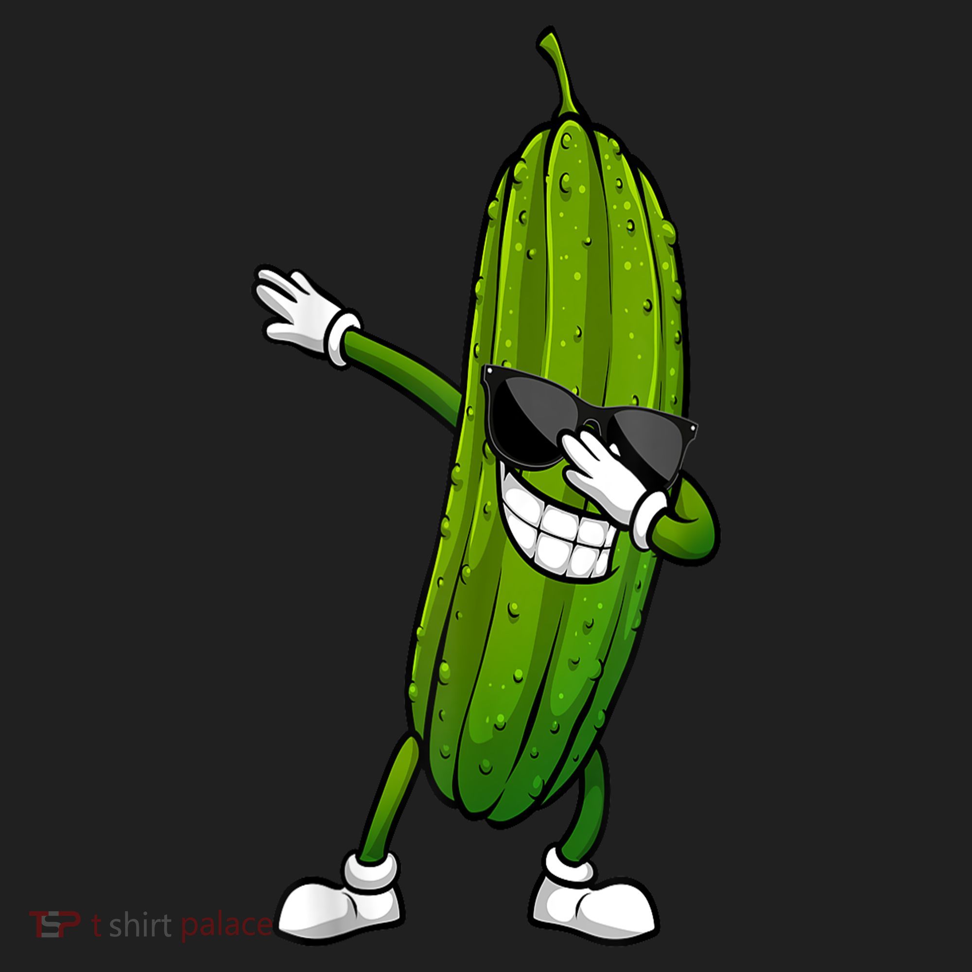 Dill Pickle Dabbing Pickle Glasses Funny Pickle Gift Golf Towel