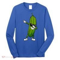 Dill Pickle Dabbing Pickle Glasses Funny Pickle Gift Long Sleeve Shirt thumb 0