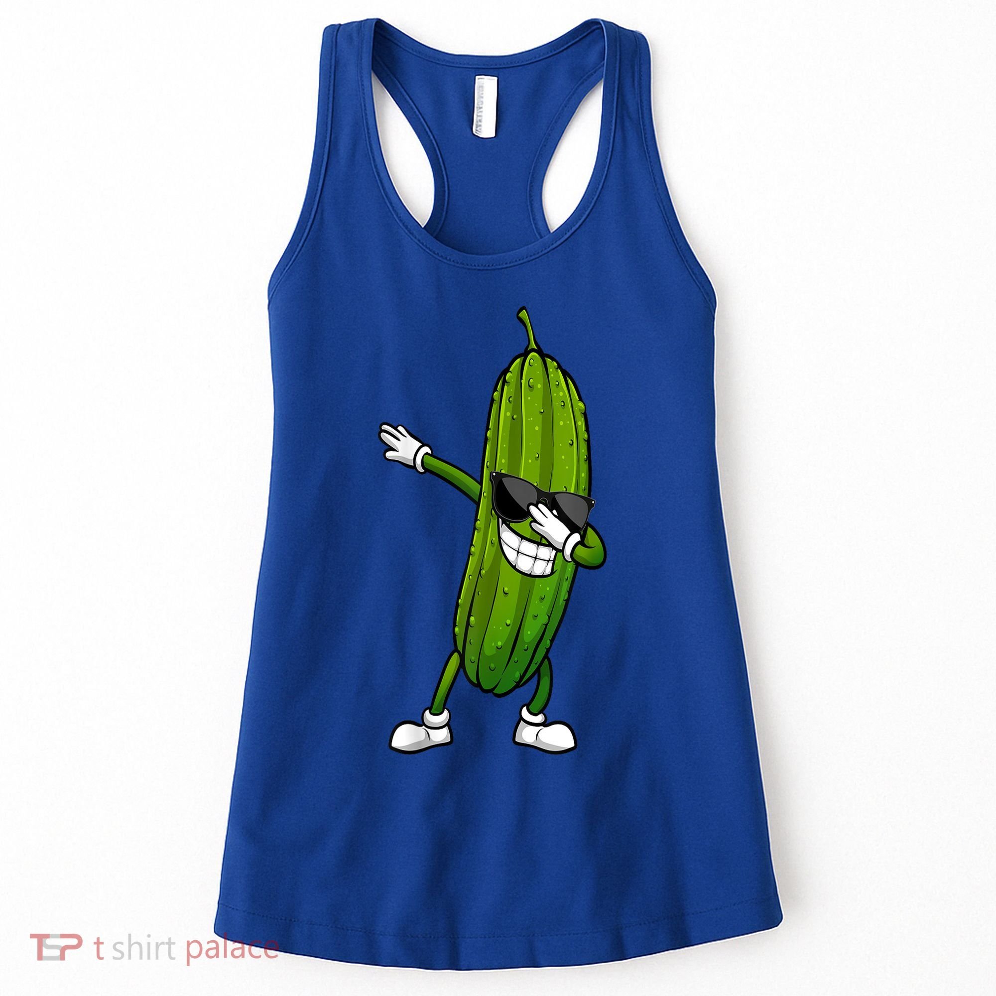 Dill Pickle Dabbing Pickle Glasses Funny Pickle Gift Women's Tank Top