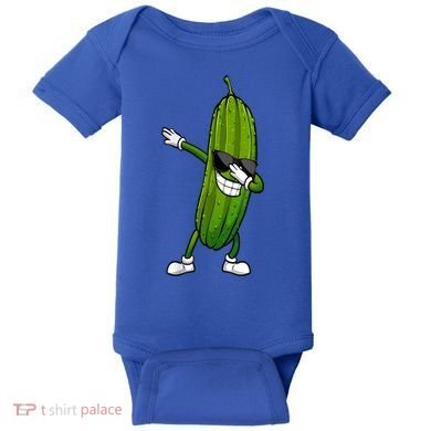 Dill Pickle Dabbing Pickle Glasses Funny Pickle Gift Baby Bodysuit
