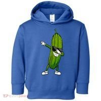 Dill Pickle Dabbing Pickle Glasses Funny Pickle Gift Toddler Hoodie thumb 0